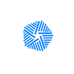 Intricate geometric abstraction forming a mesmerizing stellar composition