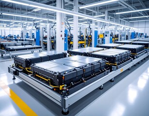 Modern battery manufacturing facility