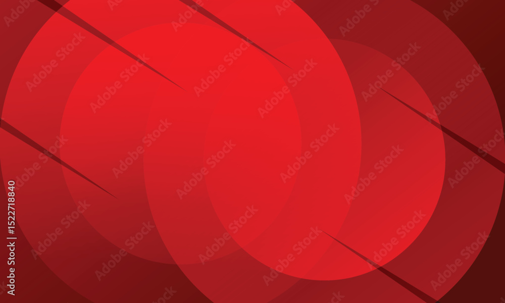 Aufkleber red gradient abstract background. circle shapes composition space. suitable for background, landing 