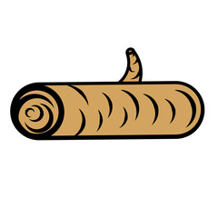 Stylized autumn harvest vegetable art with bold color palette for creative designs