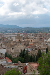View of the city of Caravaca de la Cruz, Murcia, Spain, Europe.
