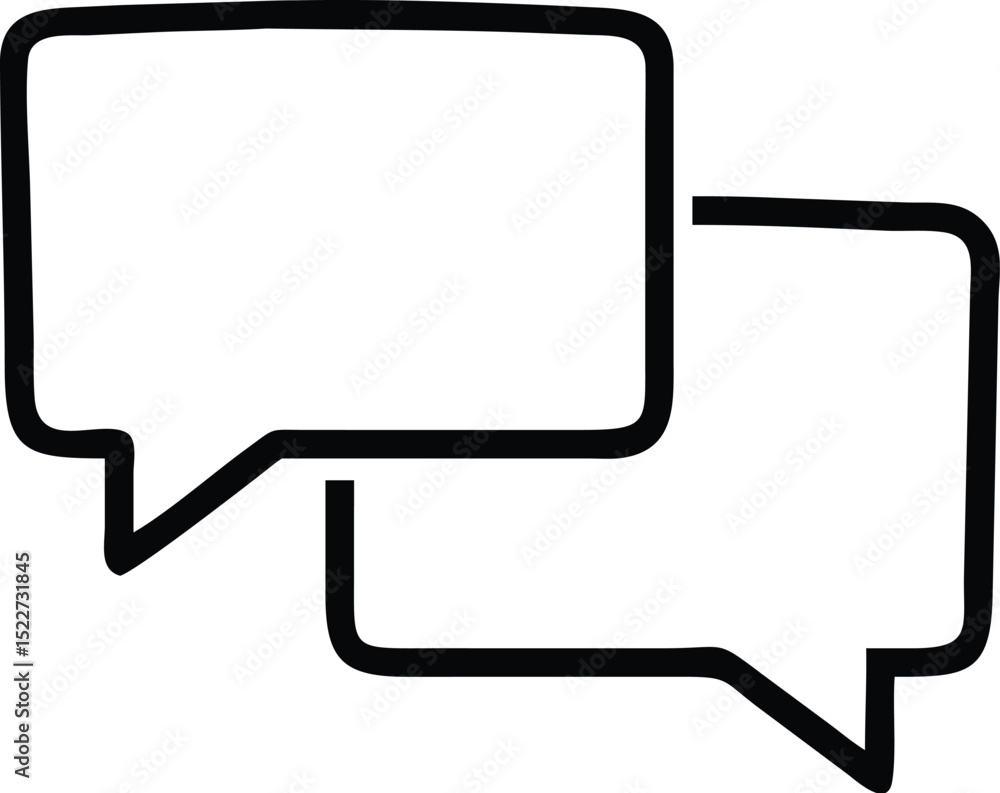 Poster speech bubble icon vector illustration communication chat message dialog conversation concept graphi