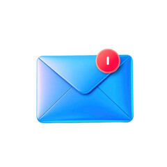 red mail envelope with transparent background PNG and JPEG image