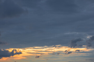 Dramatic Cloudscape at Twilight