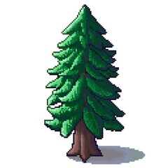 pine for Christmas in Pixel shape no.2