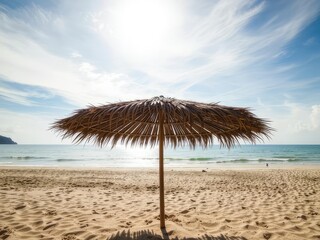 Surin Beach Phuket Umbrella Under a Bright Sky