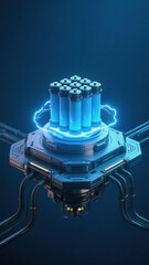 Battery with circuit board