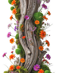 flowers in a basket