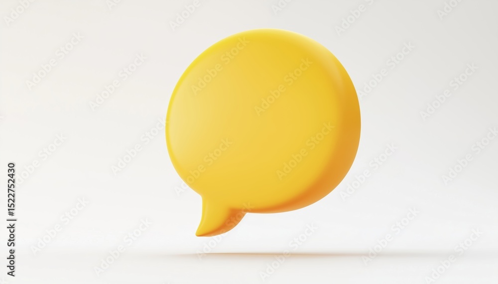 Poster quote enclosed in a speech bubble. text displayed within a speech bubble, often used in comics and g