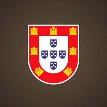 Coat of arms - symbol from the flag of Portugal