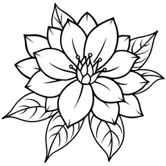 Fototapeta premium Flower SVG – Elegant Floral Arrangement Vector for Crafts, Home Decor, and Invitations