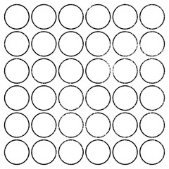 Large textured circular  grid with a transparent background