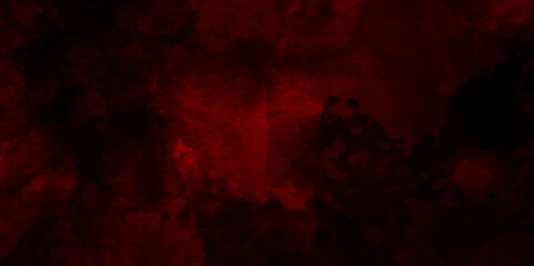 Dark red and black grunge marble with rusty texture wall for decoration. distressed holiday paper background. red gritty cracked pavement with faded and stained look. red old vintage wall texture.