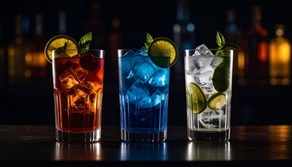 Summer cocktails drinks