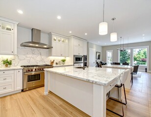 Fototapeta premium Kitchen and dining room interior