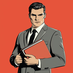 Business man in suit