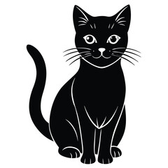 cat vector sihouette