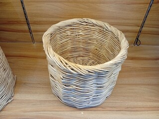 wicker basket with a basket