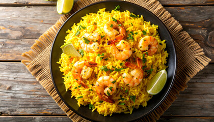Delicious Saffron Shrimp Rice Recipe