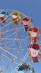 ferris wheel on a sunny day