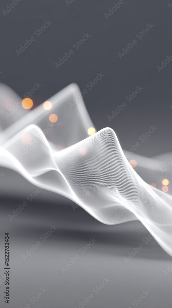 Poster Abstract Triangular Ripple Effect Forming an Abstract Wave