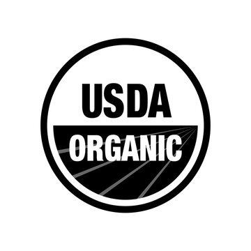 USDA ORGANIC ICON VECTOR