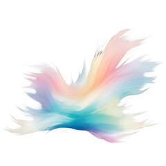 Pastel abstract flowing shape with light tones