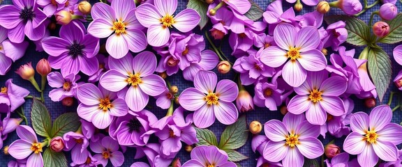 Delicate purple floral pattern, perfect for romantic designs,  elegant,  purple flowers