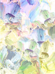 Beautiful design background. Hand-made exclusive graphics. With colored pencils and watercolor paints. Blurred abstract spots, outlines of colors, shadows, splash of paint. Strokes and lines. 