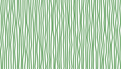 Seamless Wavy Vertical Stripes: Green Line Pattern