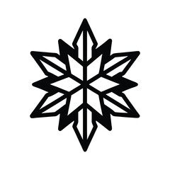 Frost Icon Outline Vector Illustration