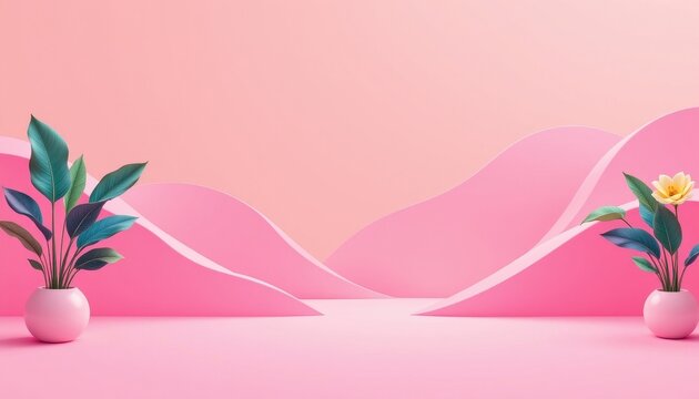 illustration of vr product demo, minimalist background, soft pastel palette, clean lines, dynamic composition, airy spacing.