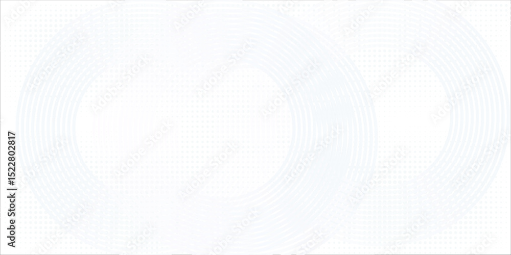 Poster white rectangle white abstract background. modern circle lines pattern. futuristic concept. minimal 