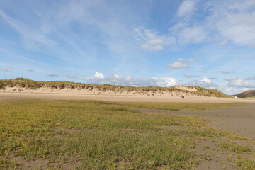 landscape with blue sky