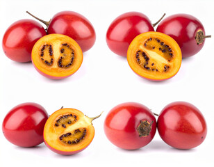 tamarillo isolated on a white background