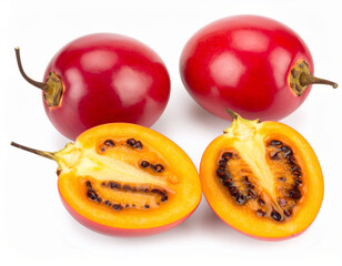 tamarillo isolated on a white background