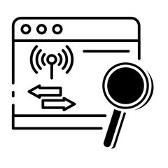This Intrusion Detection icon is suitable for Network Security, Digital Security, etc