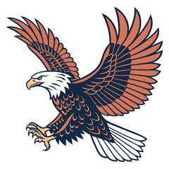 Obraz premium the eagle vector