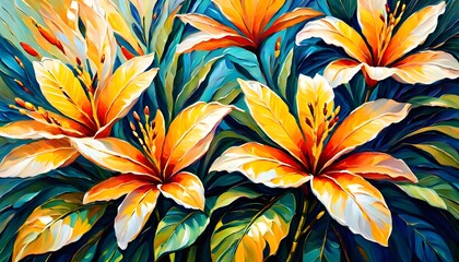 abstract floral background