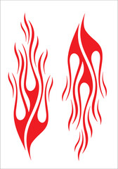 tribal fire vector design 