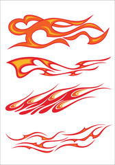 tribal fire vector design 