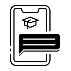 This Stay in Touch icon is suitable for Study Abroad, International student, Education, etc