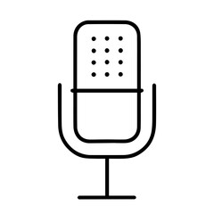 studio microphone icon on white background vector
Vector line icon musical instruments