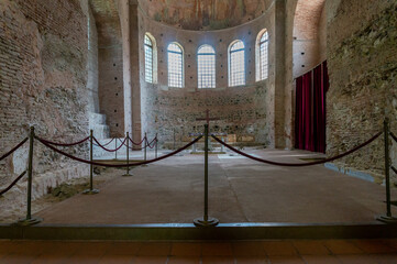Altar with cross of the Rotunda of Galerius in Thessaloniki