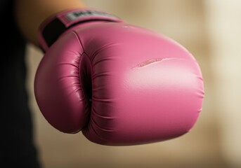 Breast‑Cancer Pink Glove Fist