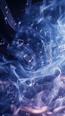Soft Symphony of Floating Notes