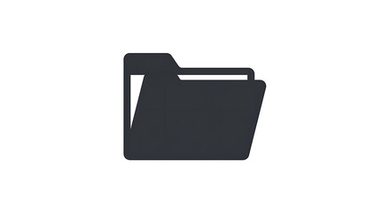 Folder Icon Graphic for File Management and Organization