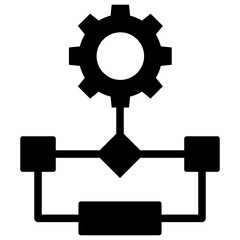 Workflow icon glyph