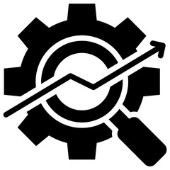 Optimization icon glyph