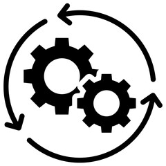  Integration icon glyph